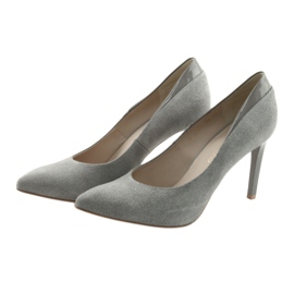 Zapatos de salón con tacón alto para mujer ANIS gris 3 Zapatos de salón con tacón alto para mujer ANIS gris 3
