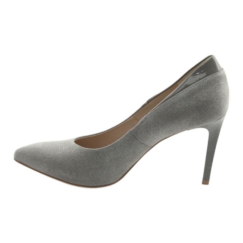 Zapatos de salón con tacón alto para mujer ANIS gris 2 Zapatos de salón con tacón alto para mujer ANIS gris 2