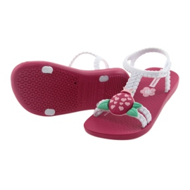 Ipanema Sandalias de niñas Fragant 82539 Biedronka White-Pink blanco 4