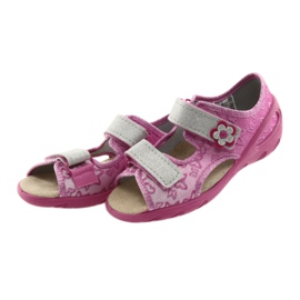 Calzado infantil befado pu 065X123 gris rosa 3