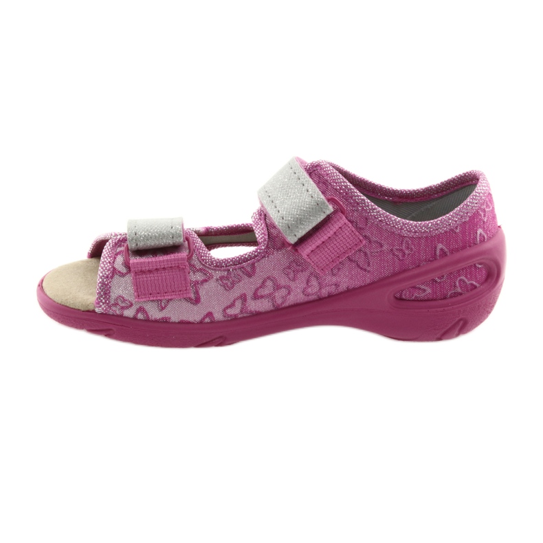 Calzado infantil befado pu 065X123 gris rosa 2