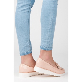 VICES Zapatos lacados en polvo rosado 5