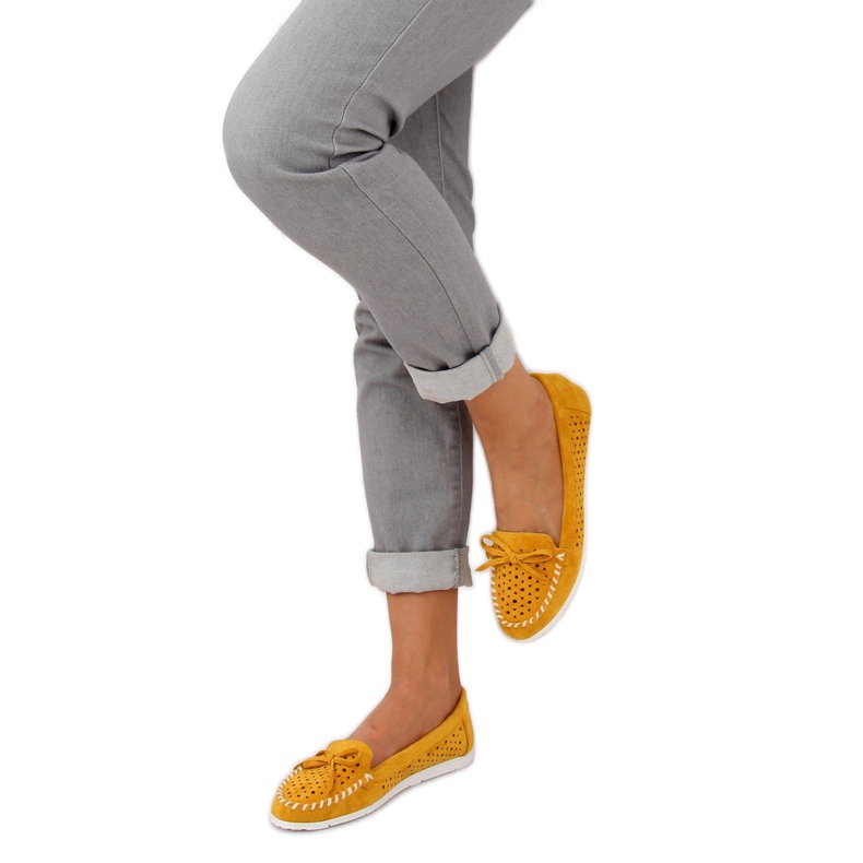 Mocasines de mujer amarillo T339P Yellow 1 Mocasines de mujer amarillo T339P Yellow 1