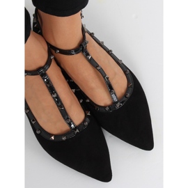 Bailarinas con tachuelas negras 127-13 Negro II-GAT 5