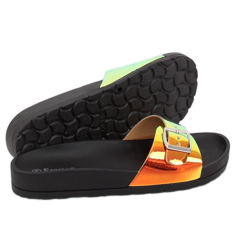 Negro BG27P Pantuflas gasolina negras 1