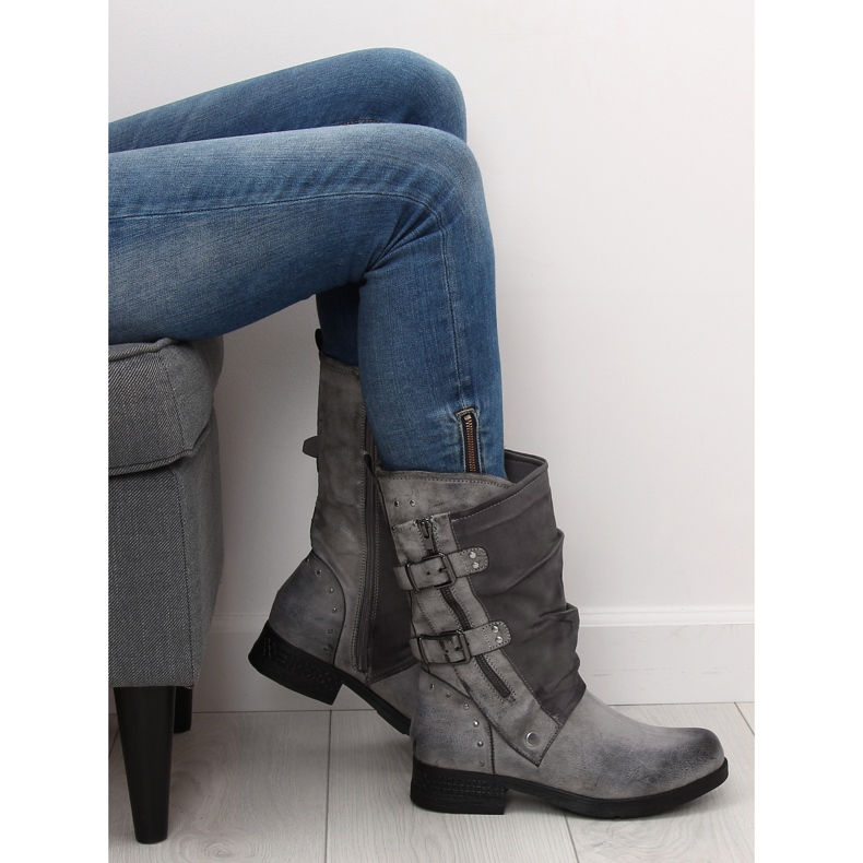 Botas gris militares GD-ZN78 Gris II-GAT 2