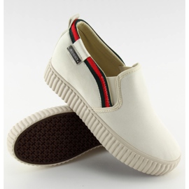 Zapatillas slip-on beige 107-40 Beige II-GAT 6