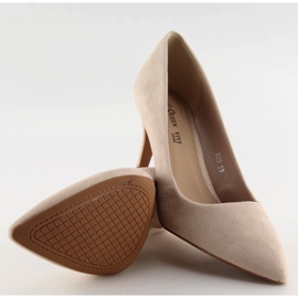 Bombas en un tacón de aguja 539 Beige II-GAT 3