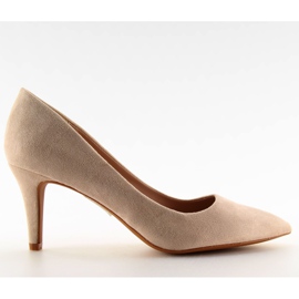 Bombas en un tacón de aguja 539 Beige II-GAT 4