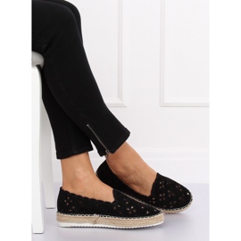 Alpargatas caladas negras LT112 Black negro 2