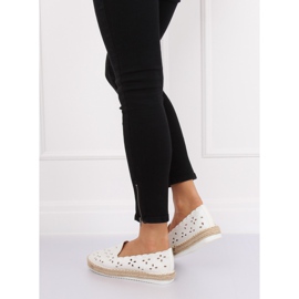 Alpargatas blancas caladas LT112 White blanco 4
