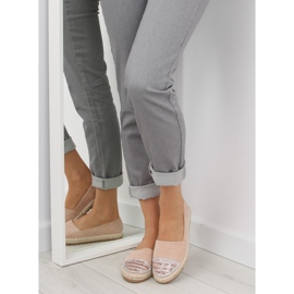 Alpargatas rosas para mujer H8-102 Champagne II-GAT rosado 3