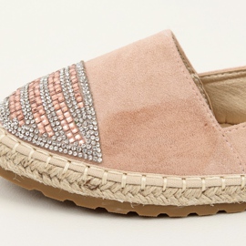 Alpargatas rosas para mujer H8-102 Champagne II-GAT rosado 7
