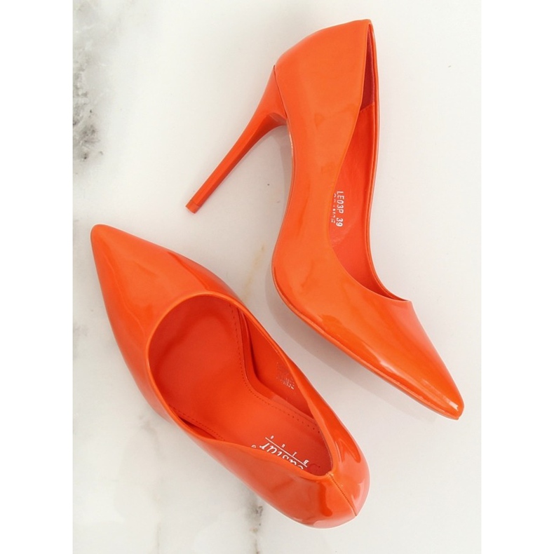 Naranja stilettos de mujer LE03P Orange II-GAT 2