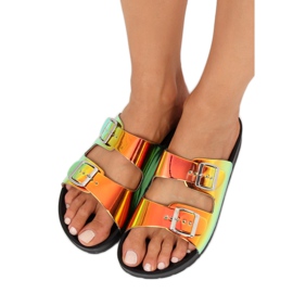 Black BG28P Pantuflas scholki negro petróleo 1