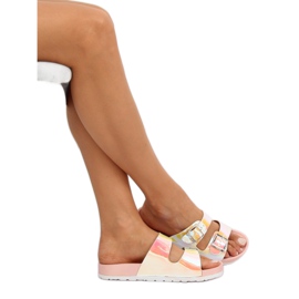 Pink BG28P Pantuflas rosa petróleo rosado 3