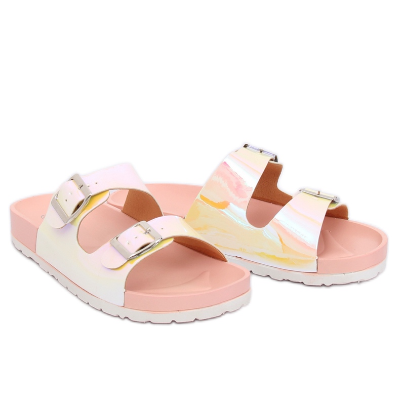 Pink BG28P Pantuflas rosa petróleo 2