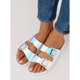 Blanco BG28P Pantuflas gasolina blancas 1