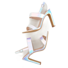 Sandalias en color petróleo NF-41P Silver gris 4