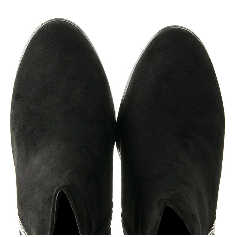 Ch. Creation Zapatos cómodos de tacón alto negro 1 Ch. Creation Zapatos cómodos de tacón alto negro 1