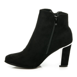 Ch. Creation Zapatos cómodos de tacón alto negro 6