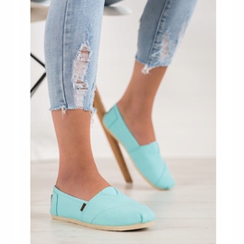 Slipons Menta Clásicos verde 3