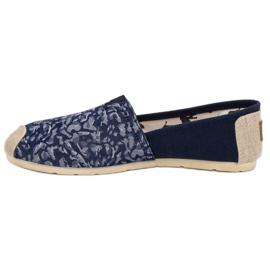 L. Day Slipons azules negro 4
