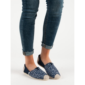 L. Day Slipons azules negro 6