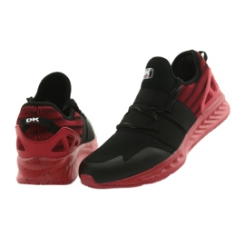 Zapatillas deportivas de hombre DK 18332 negro / rojo 4