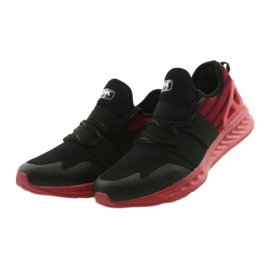 Zapatillas deportivas de hombre DK 18332 negro / rojo 3