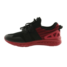 Zapatillas deportivas de hombre DK 18332 negro / rojo 2