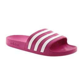 Zapatillas Adidas Adilette Aqua F35536 blanco rosado 1 Zapatillas Adidas Adilette Aqua F35536 blanco rosado 1