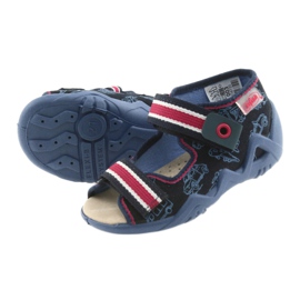 Sandalias befado calzado infantil 350P003 rojo azul marino 5