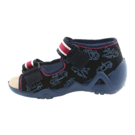 Sandalias befado calzado infantil 350P003 rojo azul marino 2