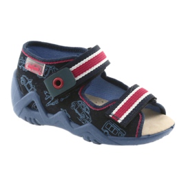 Sandalias befado calzado infantil 350P003 rojo azul marino 1