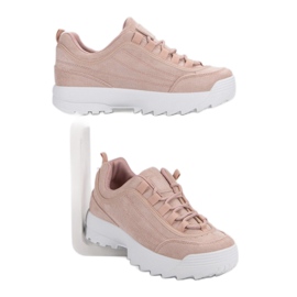 Zapatillas en la plataforma rosado 5