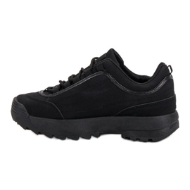 Zapatillas en la plataforma negro 4