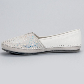 Filippo Zapatillas slip-on de cuero blancas blanco 3