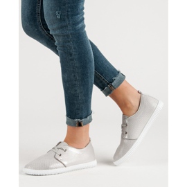 Super Mode Zapatos grises clásicos 1 Super Mode Zapatos grises clásicos 1