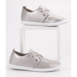 Super Mode Zapatos grises clásicos 2 Super Mode Zapatos grises clásicos 2