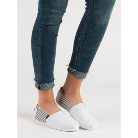 Zapatillas sin cordones ligeras blanco 6
