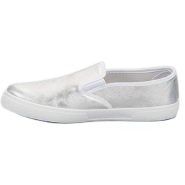 Slipons de plata gris 5