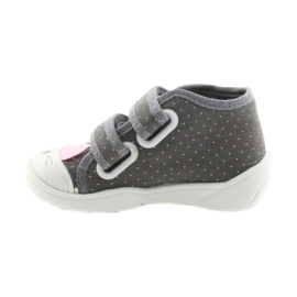 Calzado infantil befado 212P059 gris rosa 2