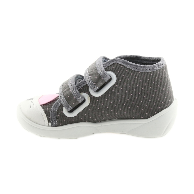 Calzado infantil befado 212P059 gris rosa 2