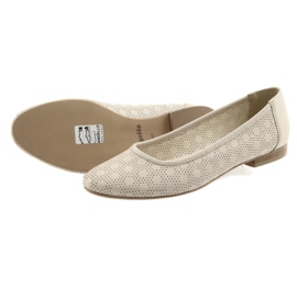 Bailarinas mujer piel beige Angello 1780 4