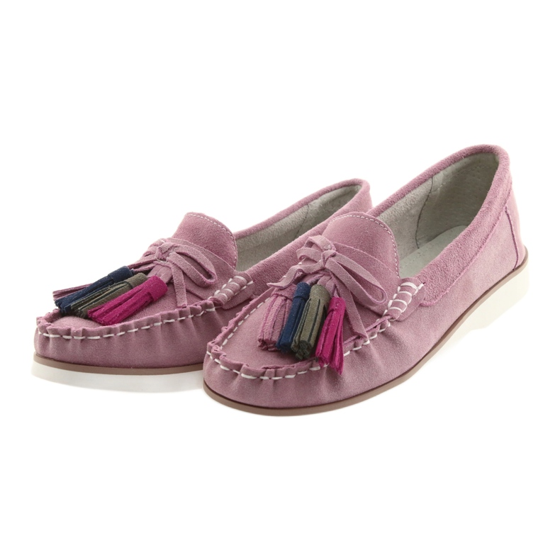 Mocasines de mujer cómodos Filippo 641 rosa 3