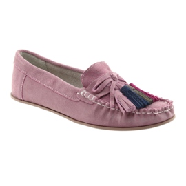 Mocasines de mujer cómodos Filippo 641 rosa 1