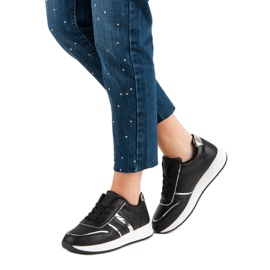 Cómodas zapatillas negras negro 2