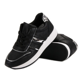 Cómodas zapatillas negras negro 5