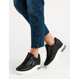 Zapatillas negras de moda negro 2